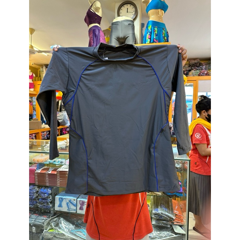 KODE G87K Atasan Baju Renang Senam Dewasa Tangan Panjang Sport Club Lkap 972 Tp SC