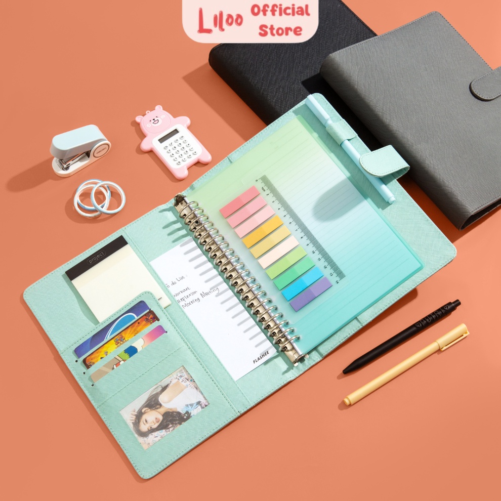 

KODE E56N Binder FLASHEE Polos Eksklusif A5 2 Ring Agenda Polos Eksklusif A5 Polos 2 Ring Binder A5 2 Ring