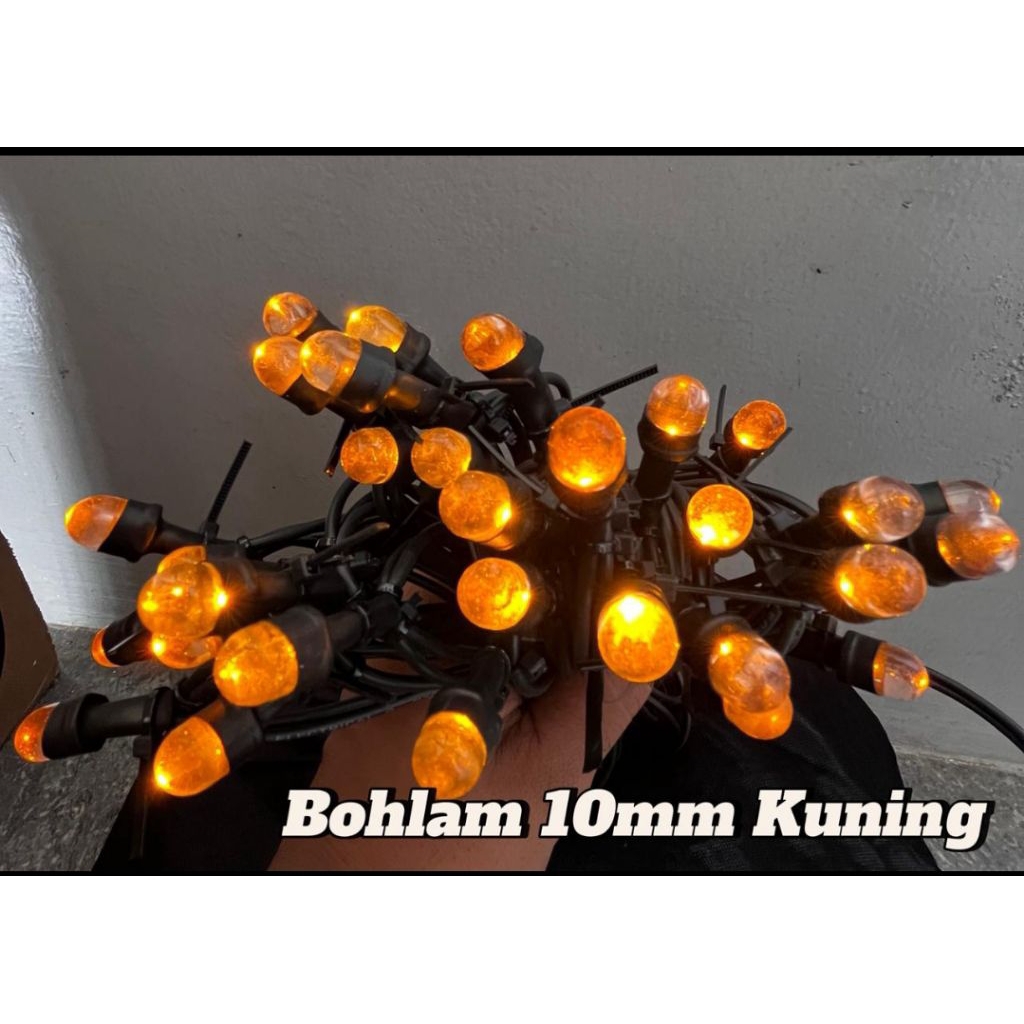 lampu seribu bintang (bohlam10mm) panjang 10 meter