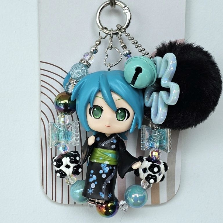 KODE F1A GANTUNGAN HANDPHONE STRAP PHONE KARAKTER BAG CHARM FREE MIKA