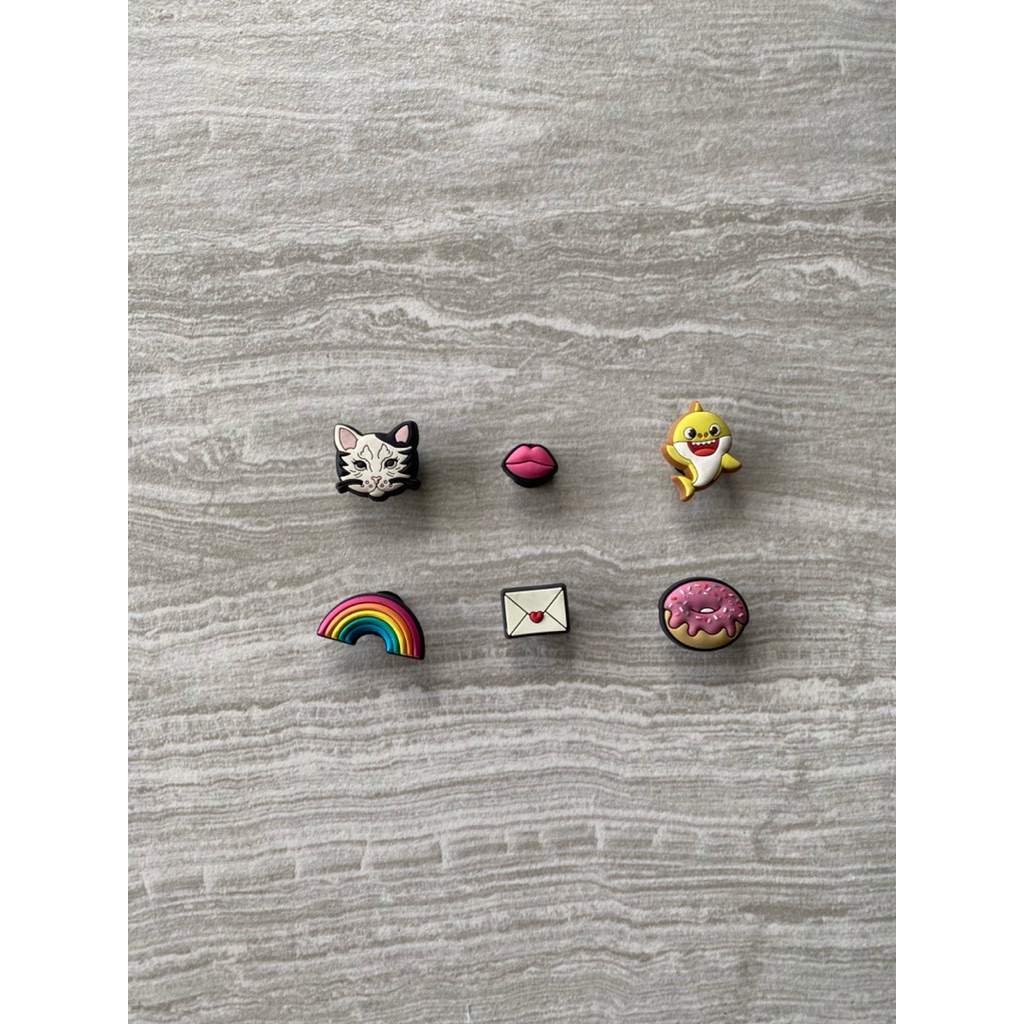 Jibbitz Crcs 6 Pcs Preloved