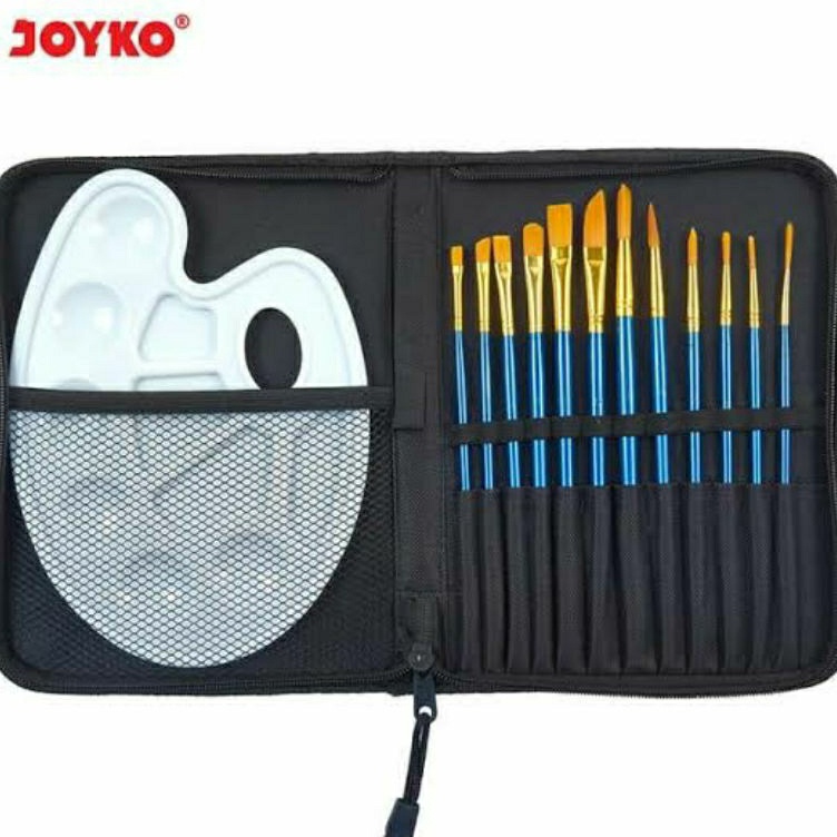 

KODE Q35A 1SET KUAS LUKIS PALET CAT AIR ART PAINT BRUSH JOYKO BRS7