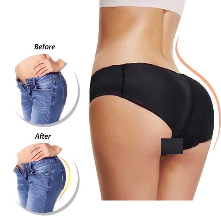 KODE I58G Celana Dalam Busa Pantat Palsu Mutu Jamin Bagus  CD Busa Bokong  Booty Sponge Pants E25Cb5
