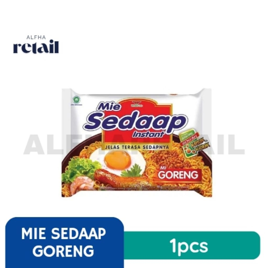 

Mie Instan Sedaap Goreng 90gr