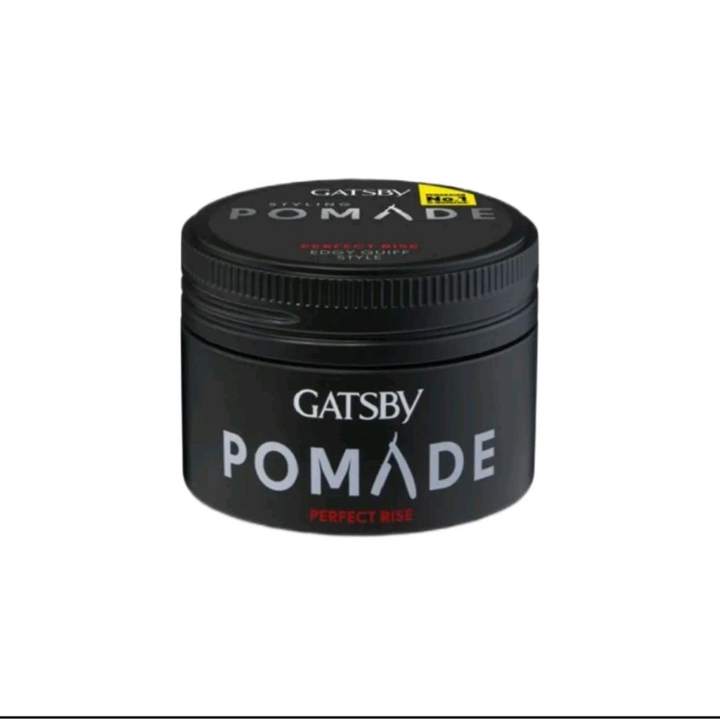 GATSBY POMADE WATER BASE STRONG HARD HItam/Minyak rambut pria