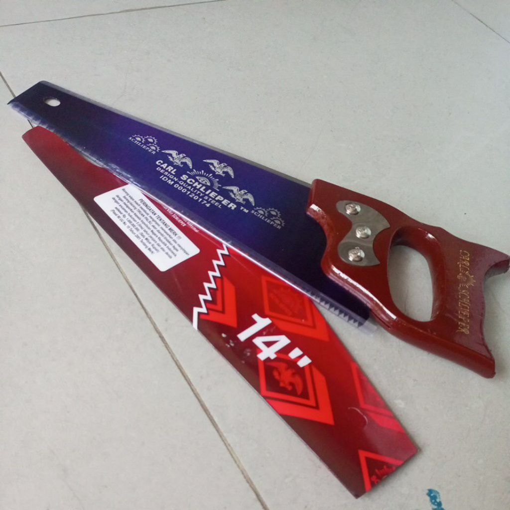 Gergaji potong kayu siap pakai CARL SCHLIEPER cap mata