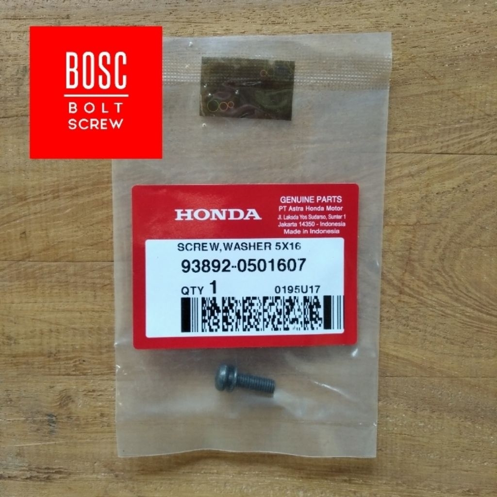 Baut Batok Lampu Depan CB Verza Tiger 5x16 mm 938920501607 AHM