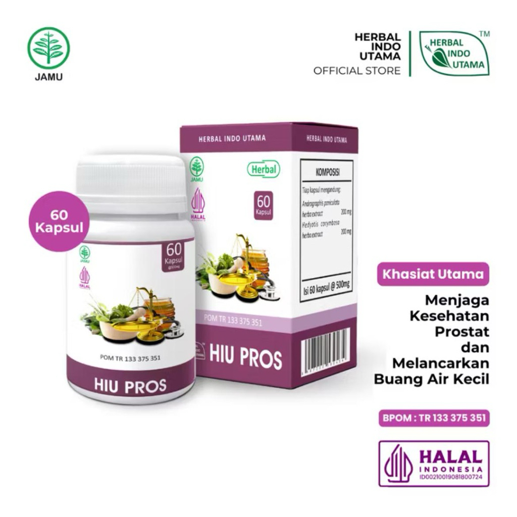 

HIU PROS Membantu Memelihara Kesehatan Herbal Indo Utama