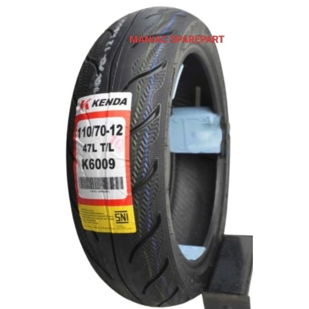 BAN LUAR MOTOR FAZIO FILANO RING 12 K6009 110/70-12 120/70-12 KENDA TIRE