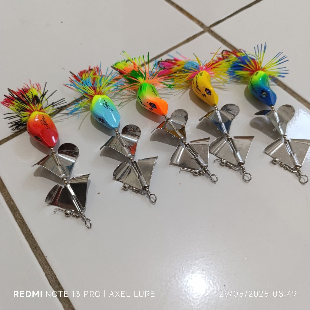 SLETER TEKTOK DOUBLE PROPELER - UMPAN CASTING TOMAN