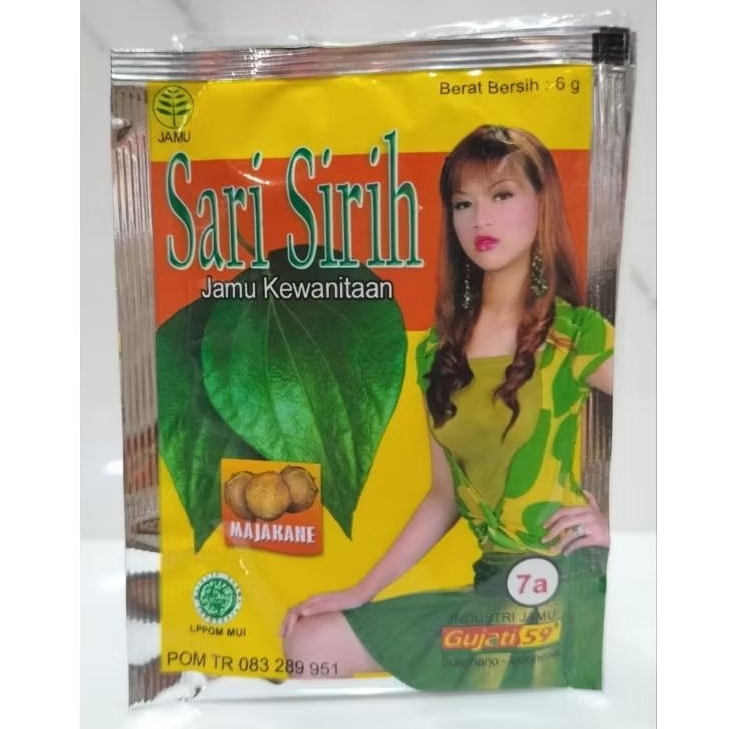 

Jamu Herbal Sari Sirih Serbuk - Gujati 59 isi 10 sachet