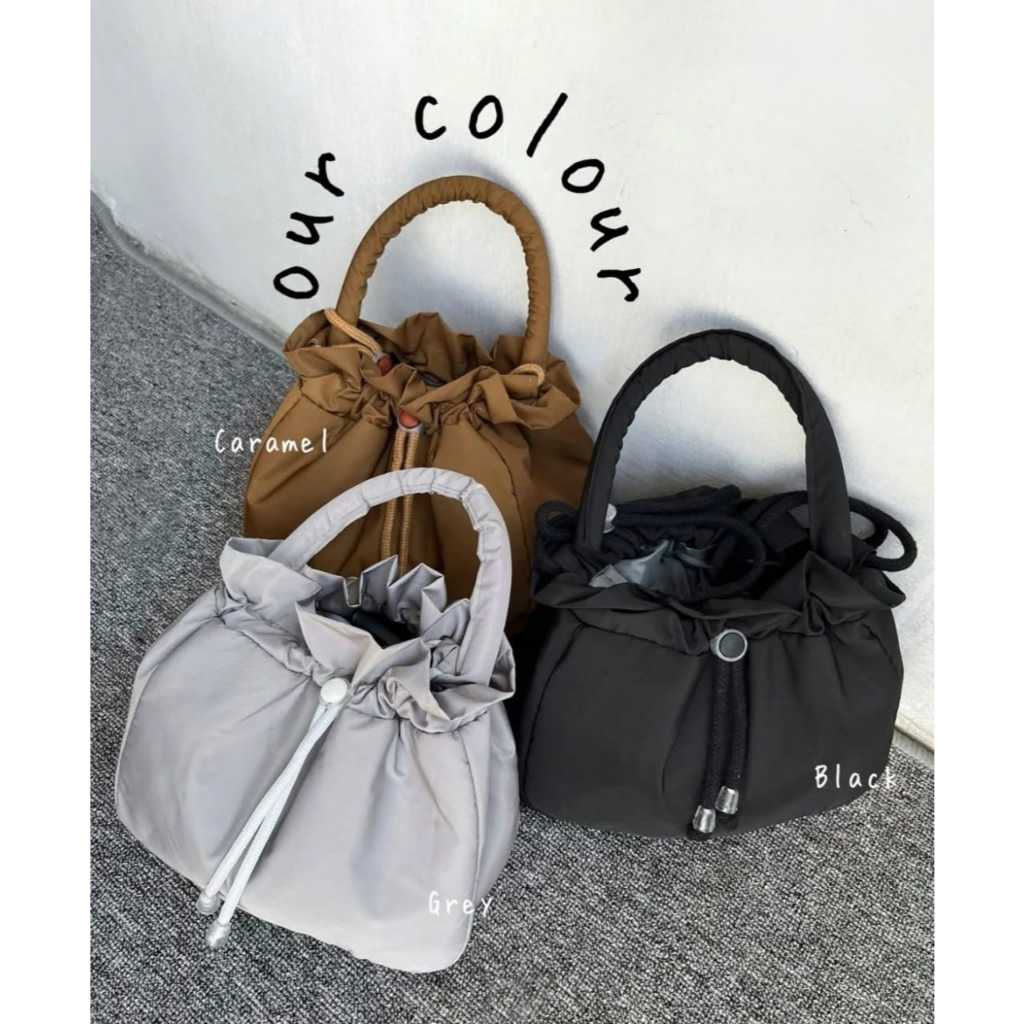 tas bahu serut wanita ruby -tas selempang wanita serut sling bag wanita OOTD korean lucu waterproof