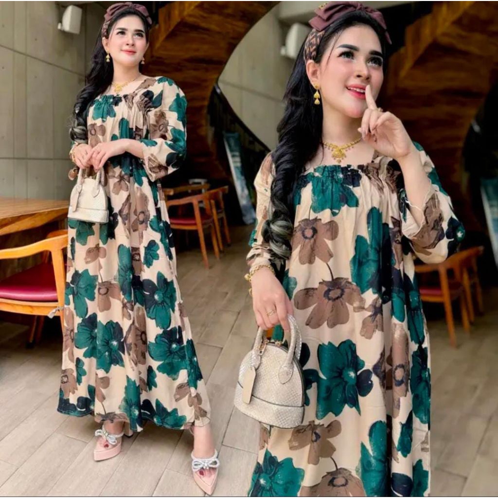 DASTER JUMBO FUJI MOTIF BUNGA PANJANG/DASTER FUJI FLOWER