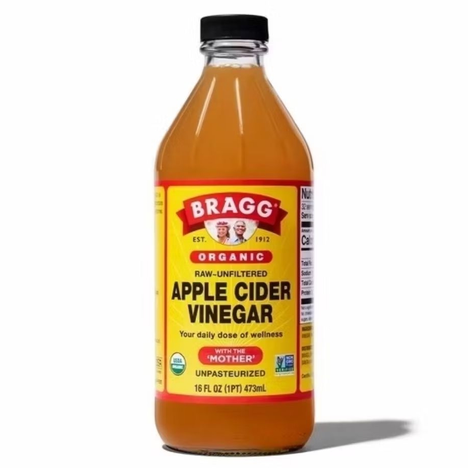 

Cuka apel Bragg Organic Raw Unfiltered Apple Cider Vinegar 473ml ftt