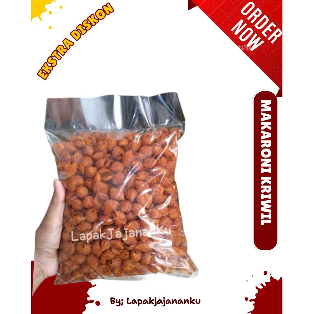 

Promo Makaroni Kerang Daun Jeruk / Snack Camilan Tasikmalaya Kiloan