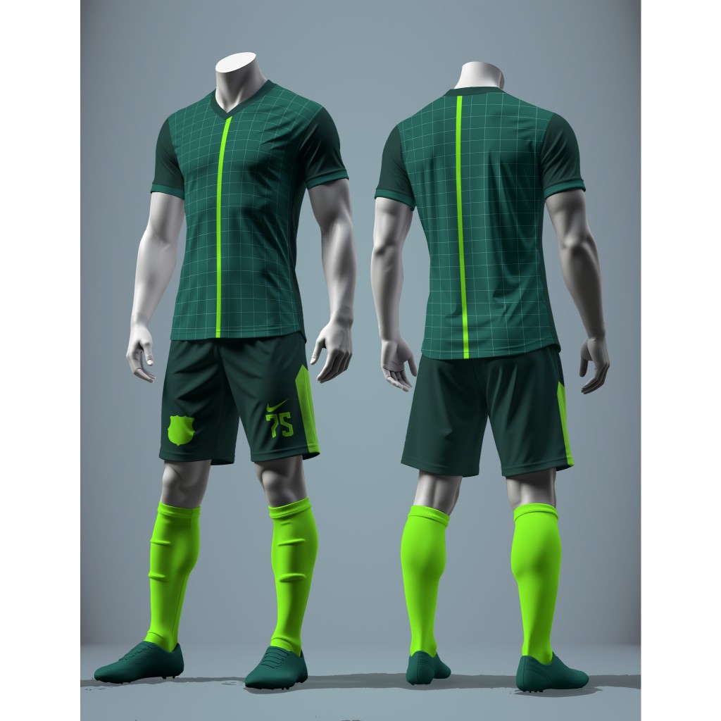 Mockup Jersey Vneck/Kerah Patung mannequin