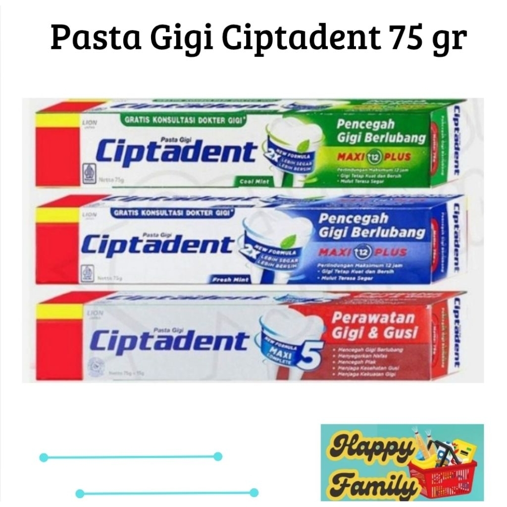 Pasta Gigi Ciptadent 75 Gram