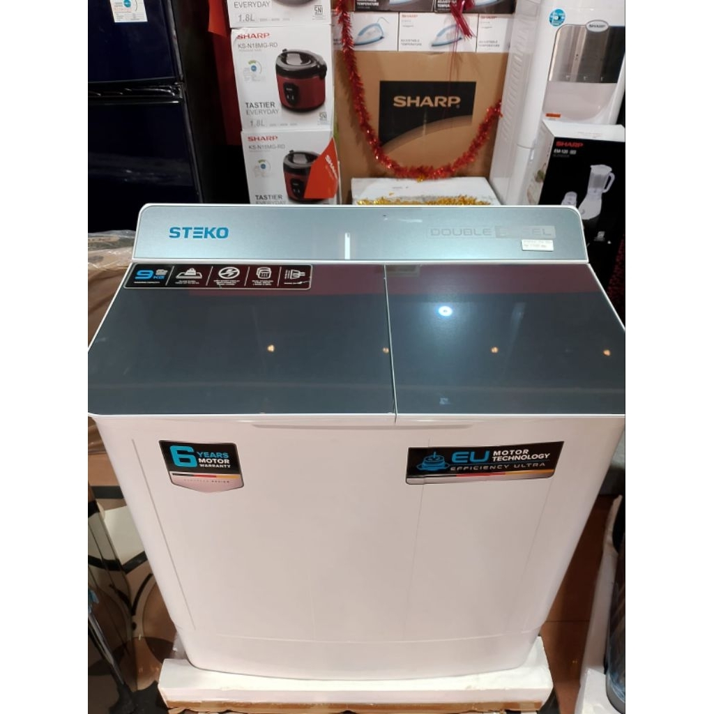 STEKO Mesin Cuci 2 Tabung 12 Kg SW