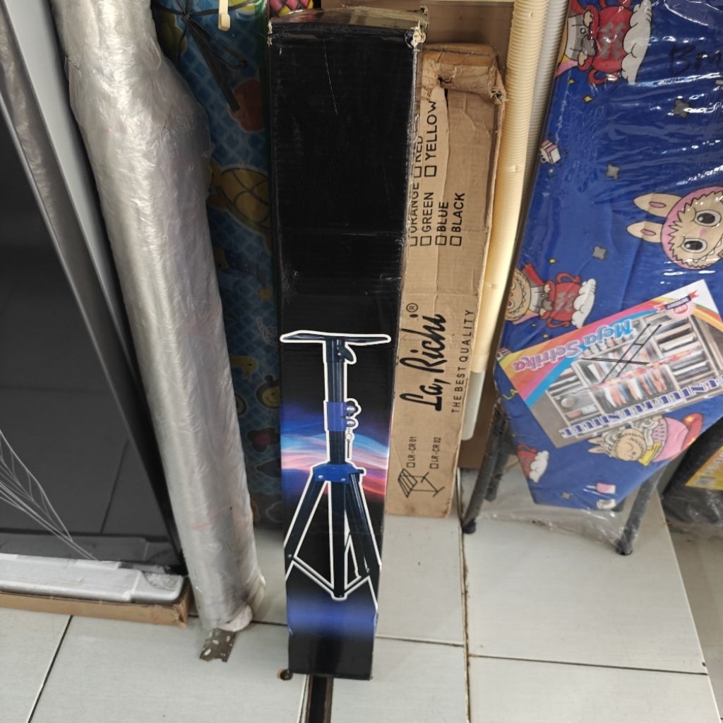 STAND SPEAKER PORTABLE / TRIPOD TIANG BESI SALON AKTIF