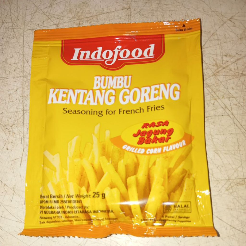 

bumbu kentang goreng rasa jagung bakar