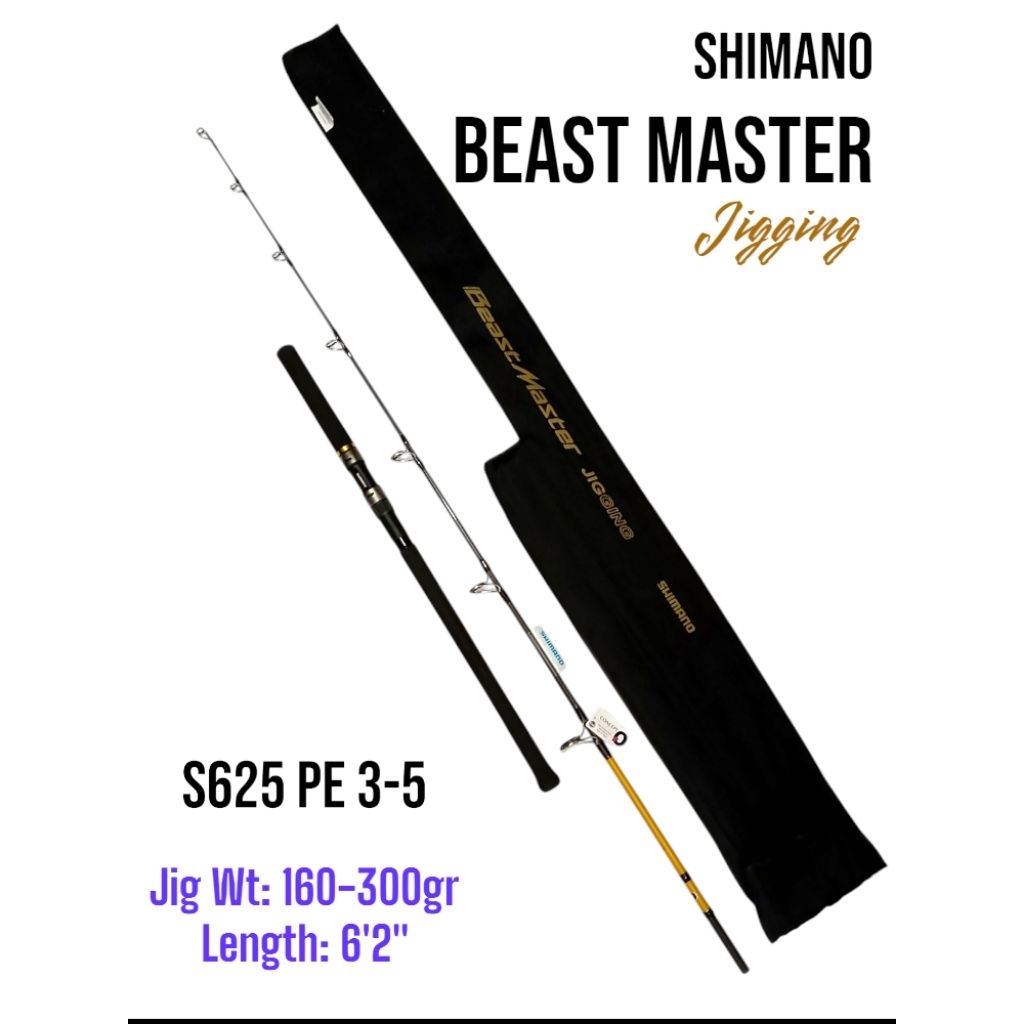 Joran Pancing Shimano Beast Master Jigging S625 PE 3-5
