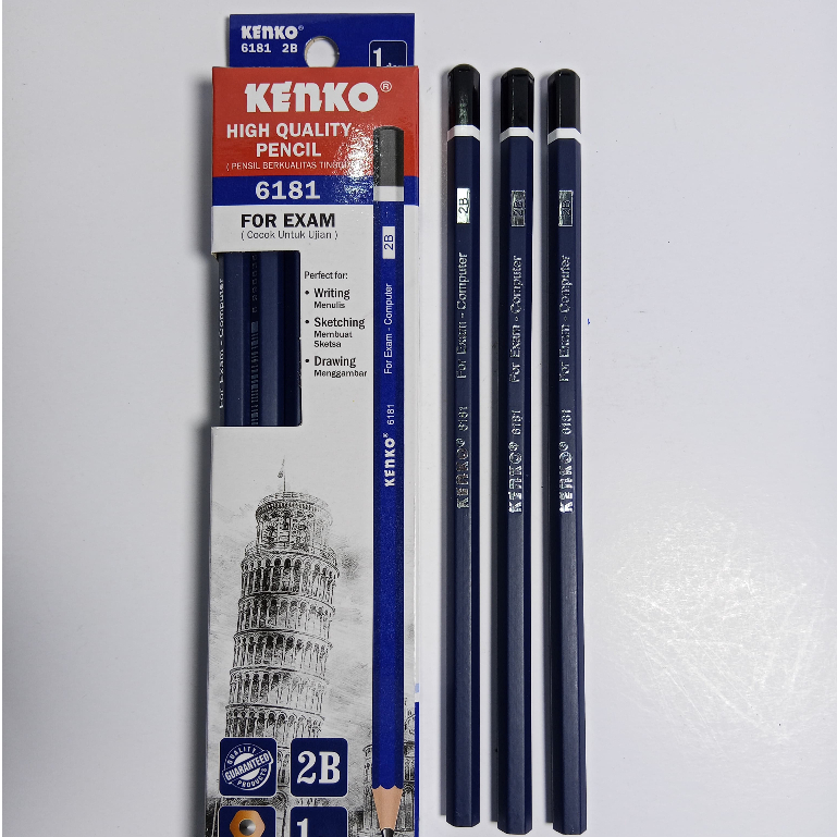 

PENSIL KENKO 6181 | PENSIL 2B MURAH | 1 lusin isi 12
