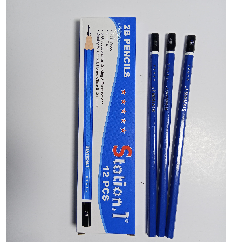 

PENSIL STATION 2B / 1 LUSIN ISI 12 PCS