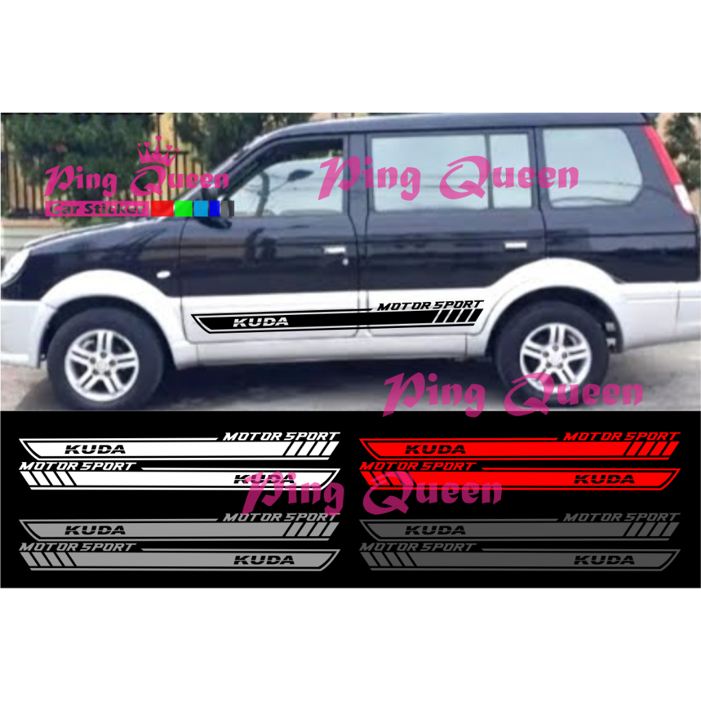 Sticker stiker mobil kuda cutting sticker mobil mitsubishi kuda sticker mobil terbaru