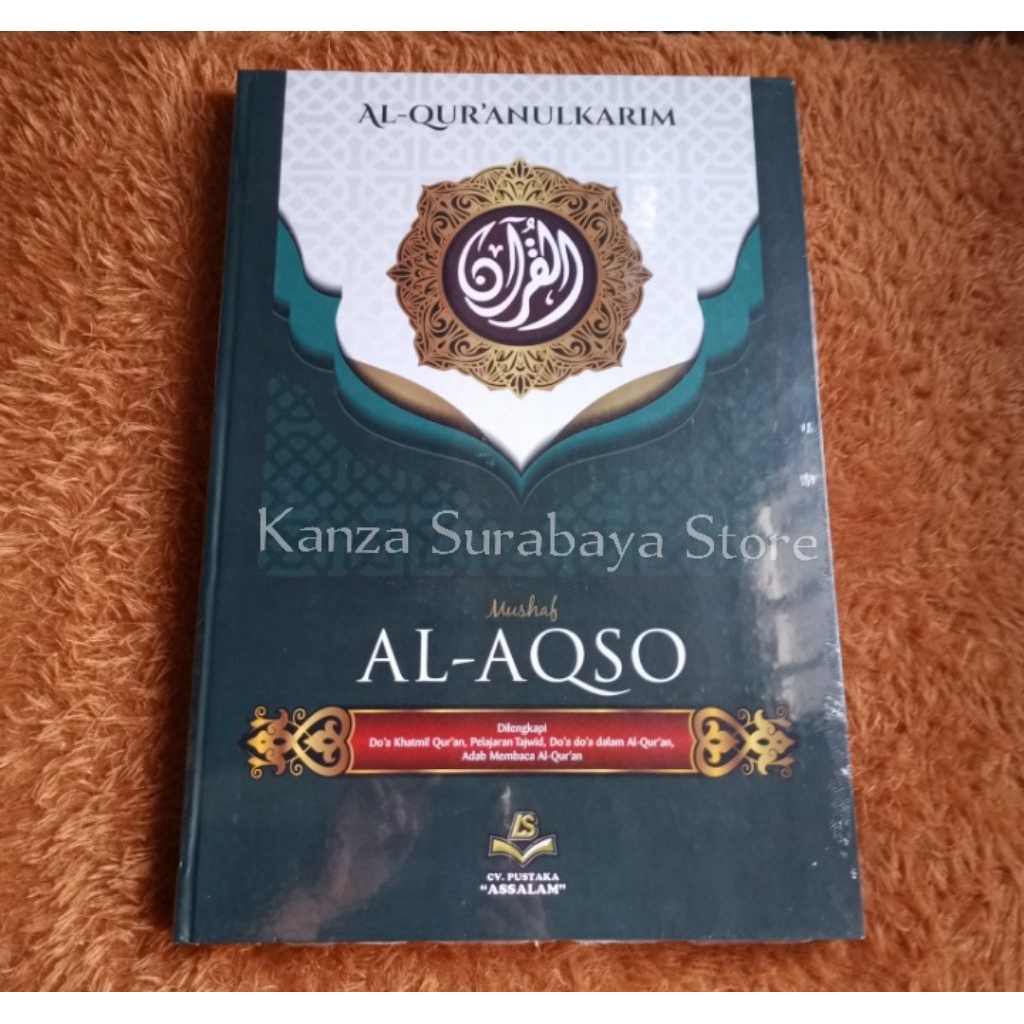 003z - Al-Quran JUMBO Lansia Madinah Al Aqso Uk. A3  29 x 42 cm | Quran Jumbo Besar |  Tulisan Huruf