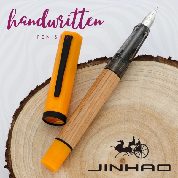 

JINHAO Typ 58 Wooden Fountain Pen / Pena Kalam