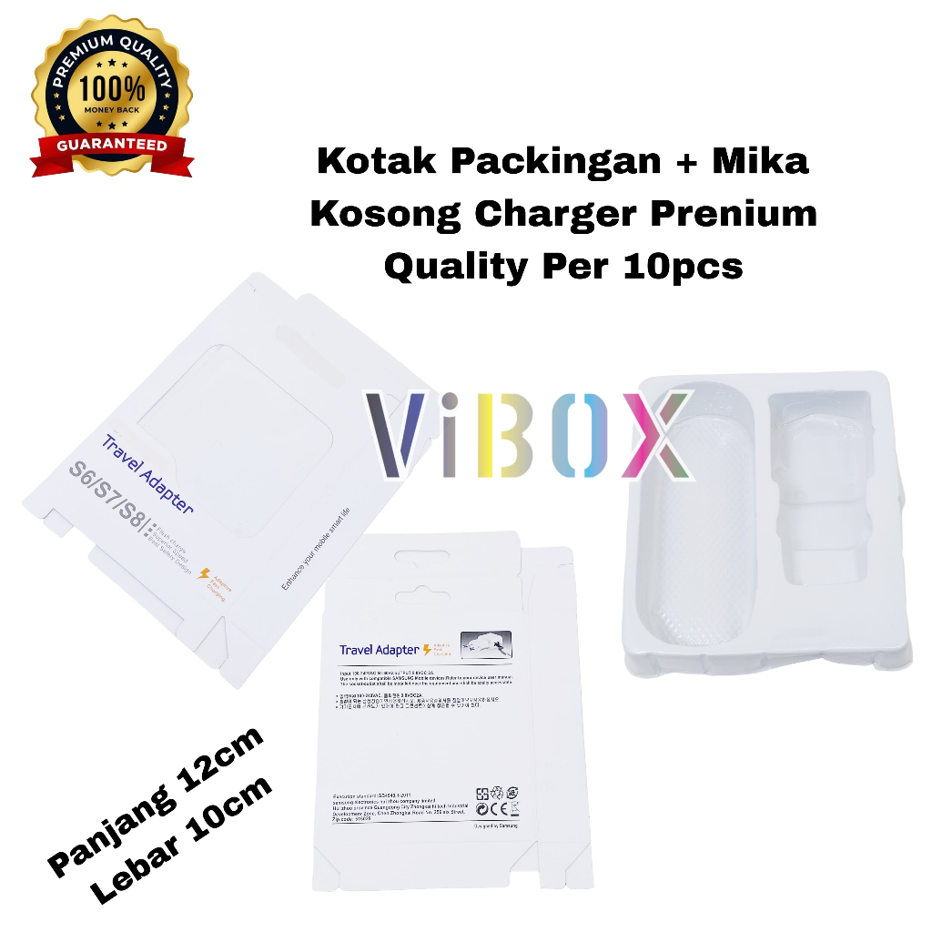 

( 10pc / Box Kosong ) Kotak Packingan Kosong Sam S6/S7/S8 Packingan Charger Plus Mika Packingan Only Premium Quality [SR]
