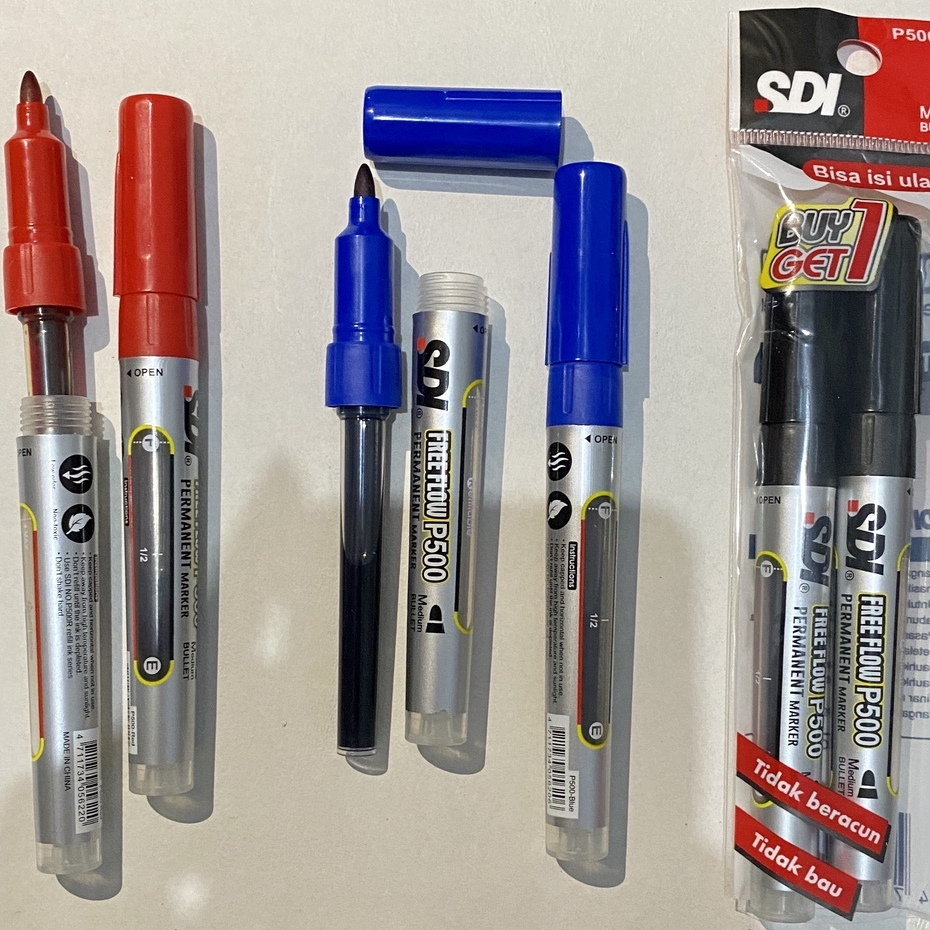 

Spidol Snowman Original Permanent Paint Marker WARNA–untuk Logam, Kayu, Kaca, Plastik, Keramik, Kain