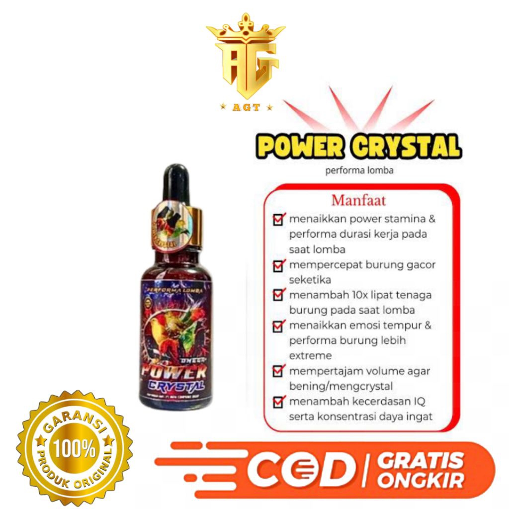 POWER CRYSTAL VITAMIN SEMUA BURUNG