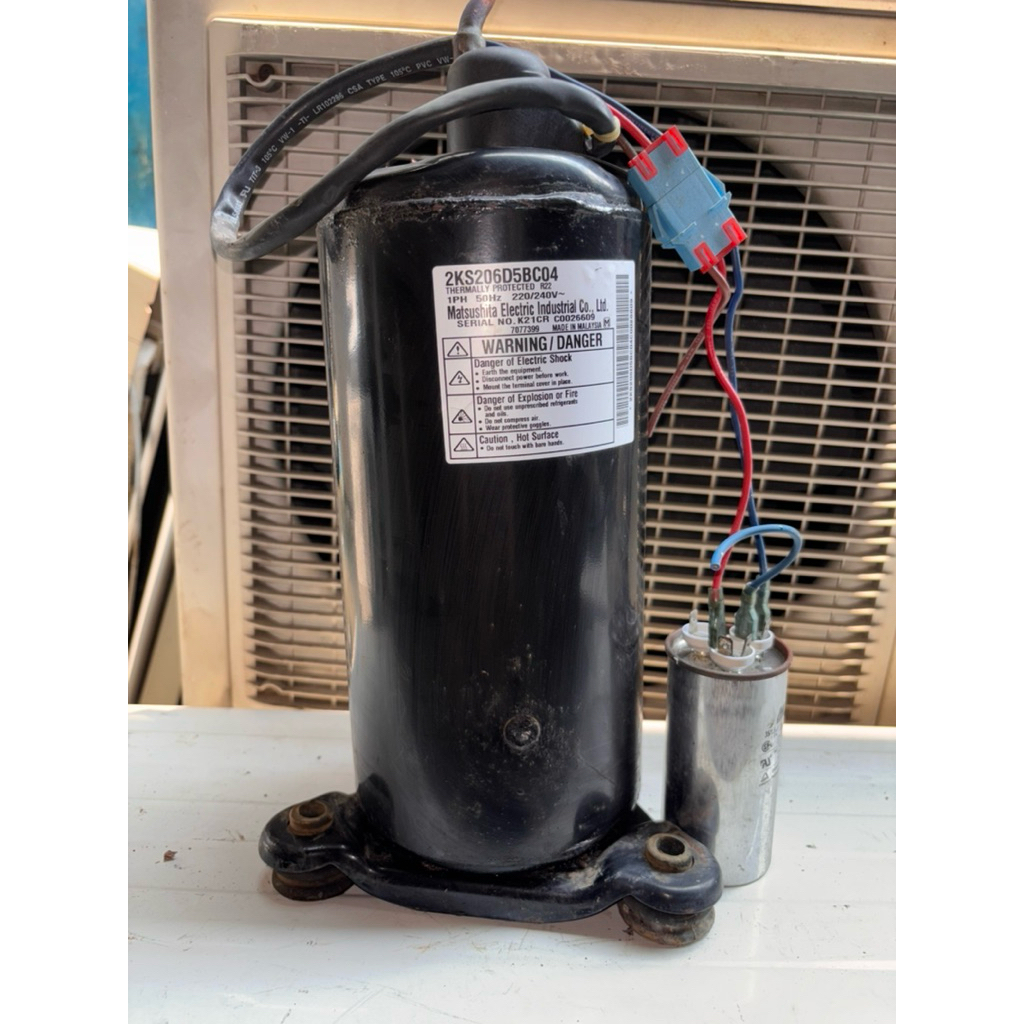 kompresor ac 1,5pk R22 merk LG PANASONIC DAIKIN NATIONAL