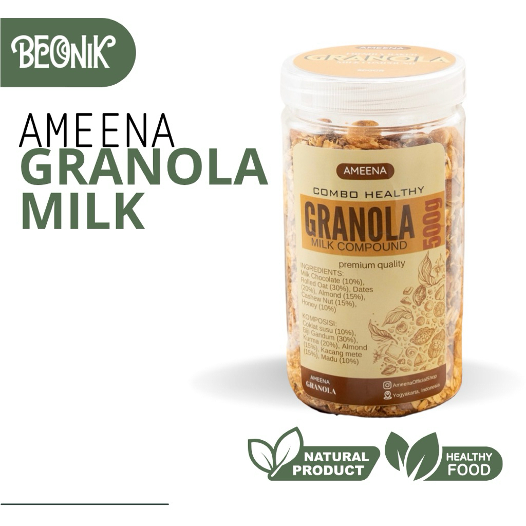 

Granola Milk Compound 500gr | Ameena Premium Quality