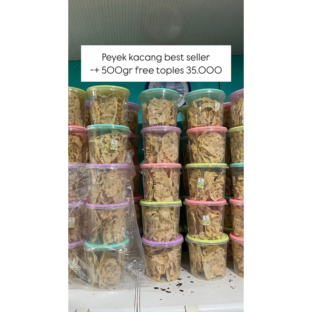 

peyek kacang endul dijamin