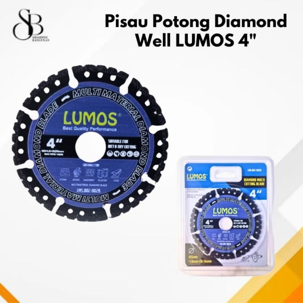 

Diamond Blade/Pisau Potong/ Diamond Well Lumos 4