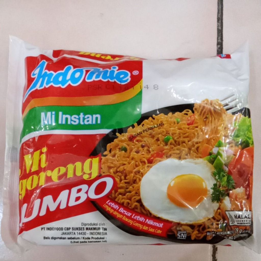 

Indomie Mi Instan Mi Goreng Jumbo 129gr