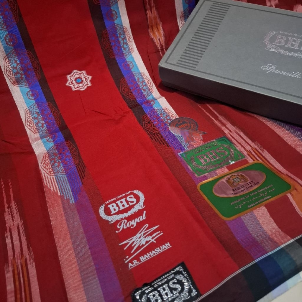 Sarung BHS Royal JSI Silver Lawas Sutra Spunsilk Cap dan Logo FS Limited Edition (COD)
