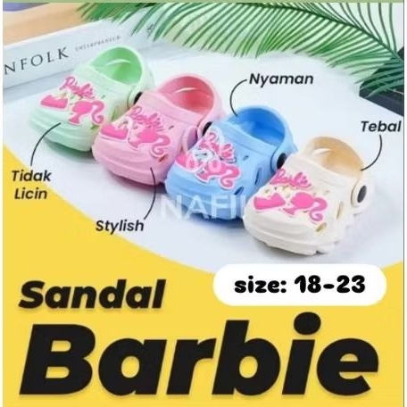 SEPATU SANDAL SELOP BAIM BARBIE INKAYNI SIZE 18-23