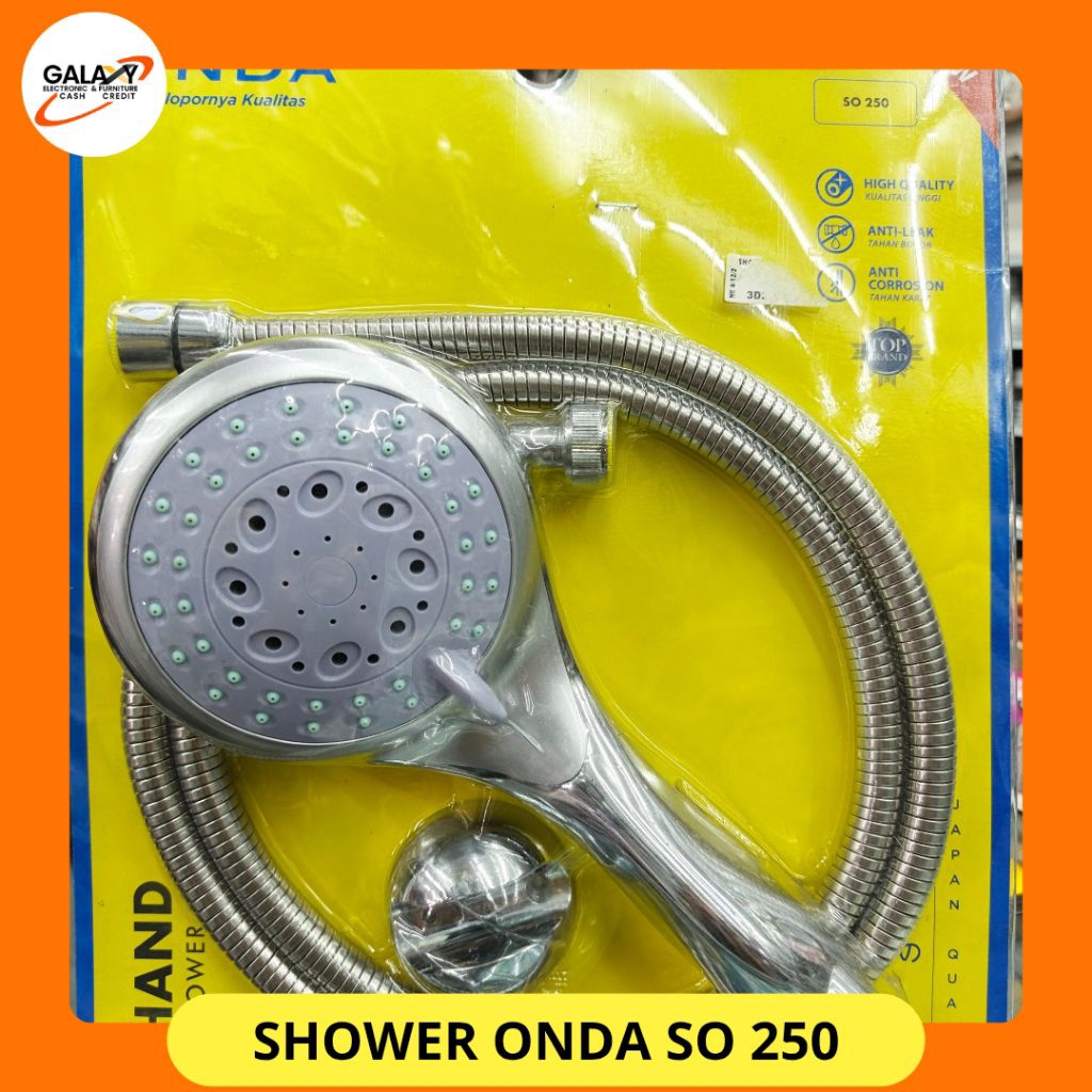 Hand Shower Set Merk ONDA SO 250 shower kamar mandi