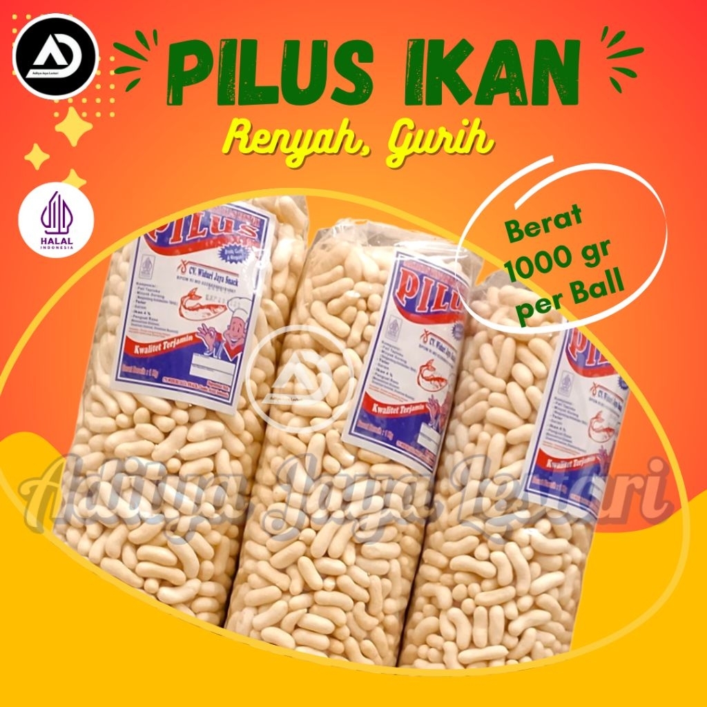 

Pilus Ikan Kerupuk Krupuk stik pilus ikan tenggiri Renyah dan Gurih Cemilan Camilan Snack Keripik Kripik Food