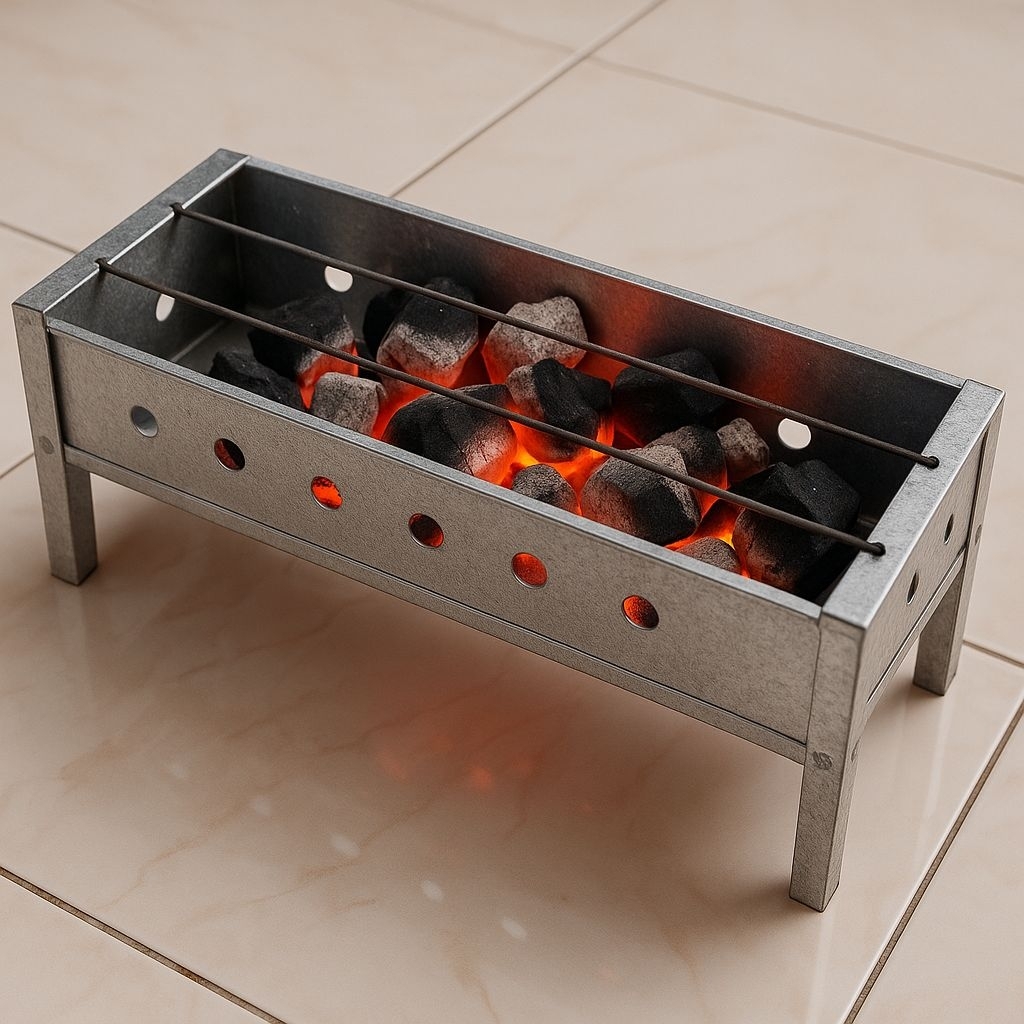 Rak Pembakar / Bakaran/ Tungku Arang Besi Galvanis - Tahan Panas & Kuat