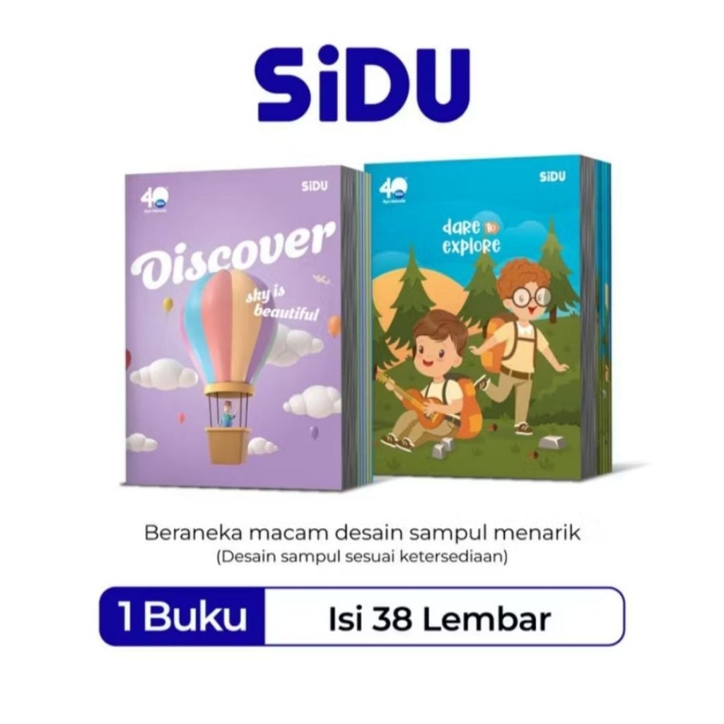 

Buku Sidu Isi 10Pcs 38 Lembar