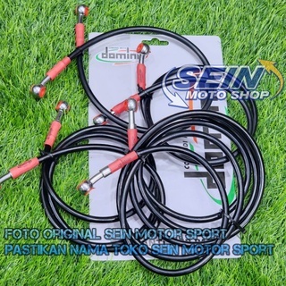 Selang Rem 60 90 130 215 Domino Ninja Nmax Vixion Tiger Vario Carbon Pcx Vario160 Beat Mio FU Gsx R1