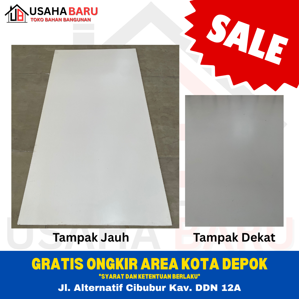 SALE Triplek Melamine Doff 3 mm