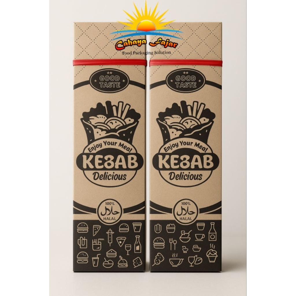 

Kertas Kebab Craft isi 50 Kotak Kebab Murah