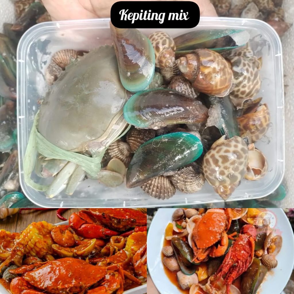 

kepiting mix berat 300gram
