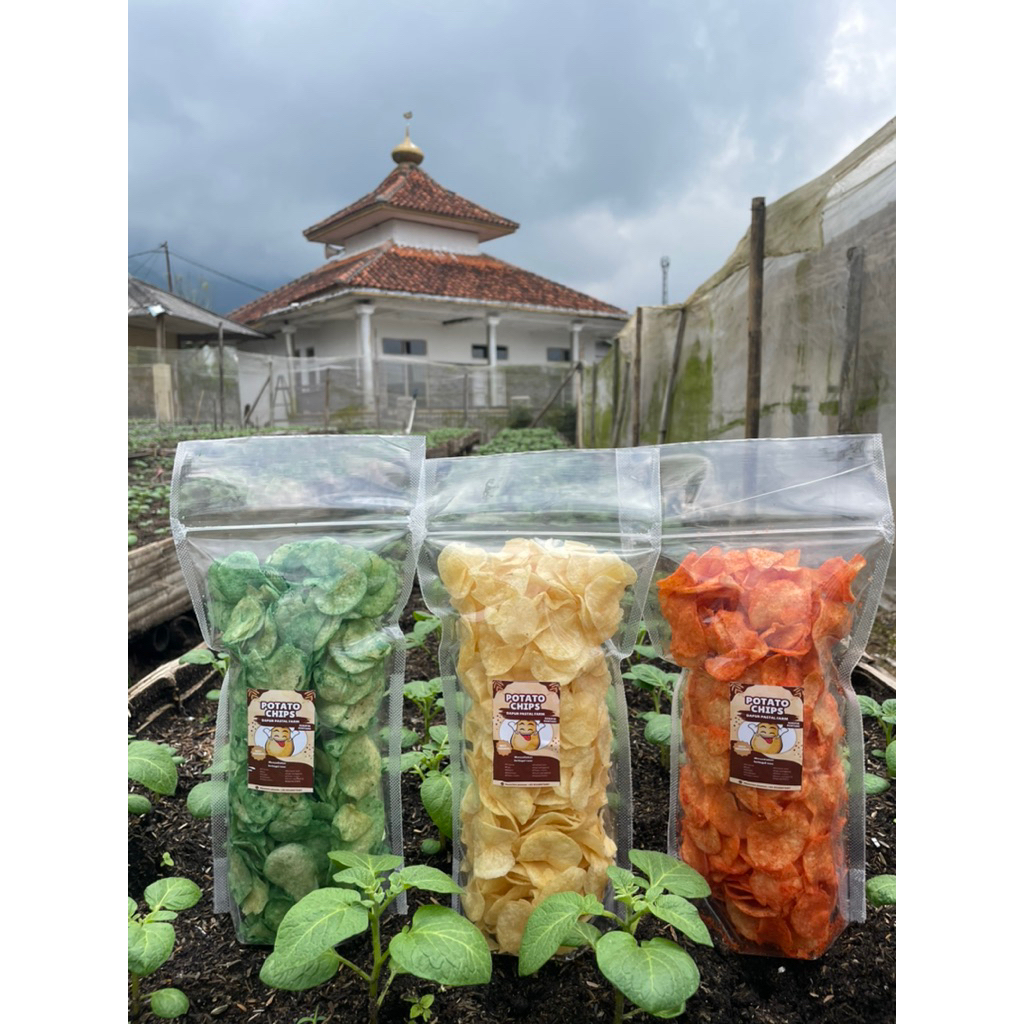 

Keripik kentang bervarian Rasa isi 200g Super crispy lngsung dari kentang press dan pilihan