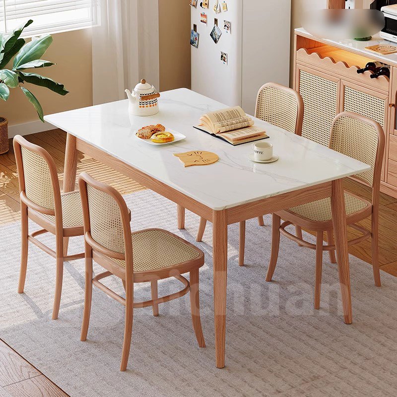 Meja Marble Serbaguna/Meja Motif Marmer/Meja Tamu Meja Minimalis/Meja Makan Cafe/Meja Kitchen Bar